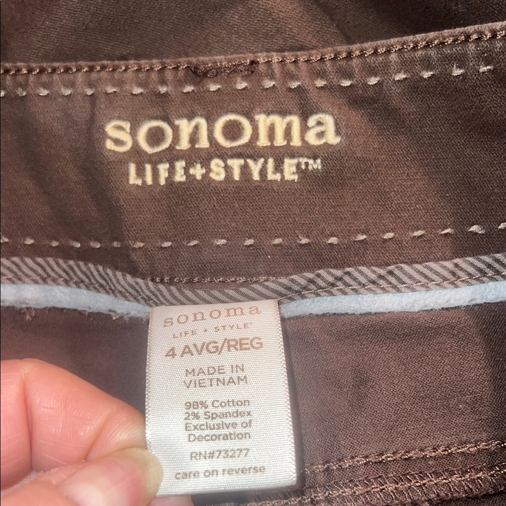 Brown Flared Pants - Picture 3 of 3